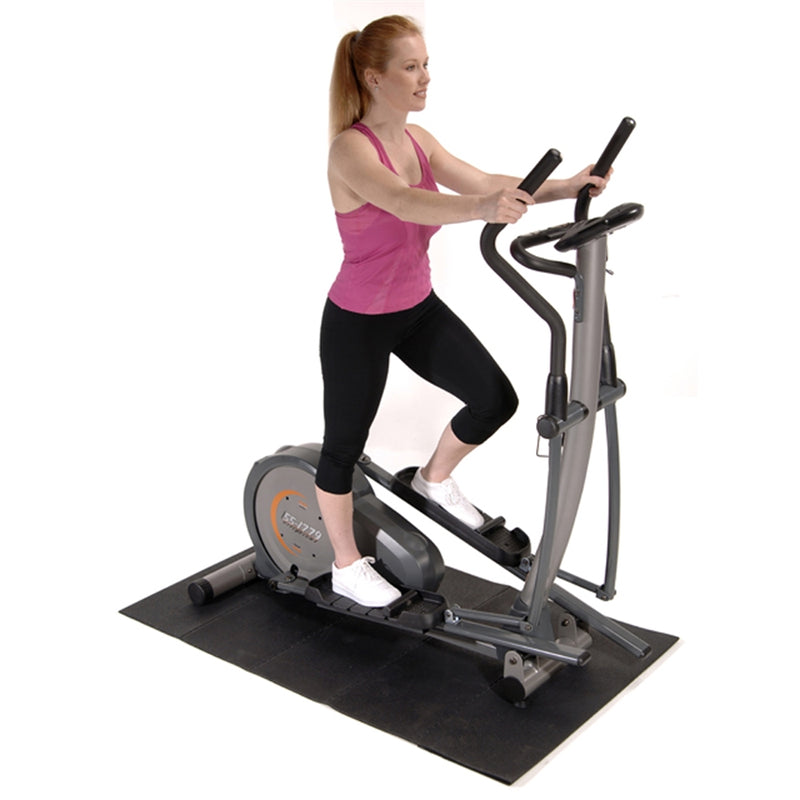 Stamina Fold-To-Fit Equipment Mat 84x36in | 1/4in Closed Cell Foam Floor Protector | Home Gym & Pilates Reformer Mat | Model 05-0034A