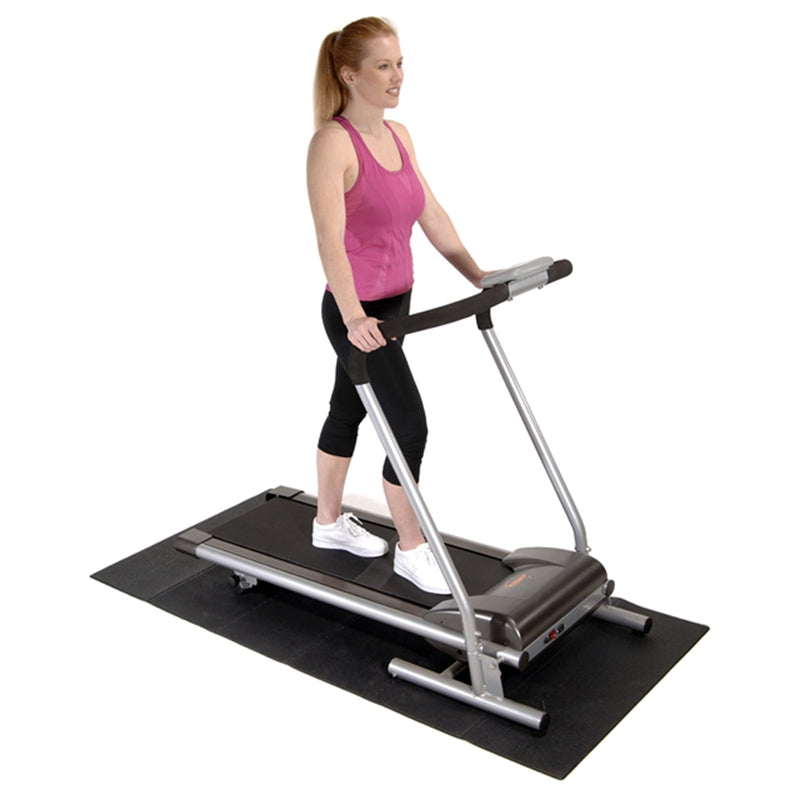 Stamina Fold-To-Fit Equipment Mat 84x36in | 1/4in Closed Cell Foam Floor Protector | Home Gym & Pilates Reformer Mat | Model 05-0034A