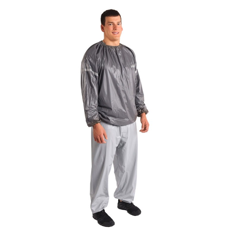 Stamina Sauna Suit Small/Medium | 100% PVC Heavy-Duty Vinyl | Promotes Sweating & Water Weight Loss | Model 05-0404