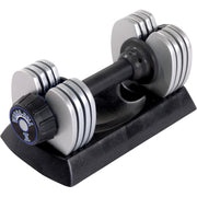 Stamina Versa-Bell II 50lb Pair Adjustable Dumbbells | 10-50 lb 9-in-1 | Home Gym & Strength Training | 16 x 7.5 x 6.75 in | Model 05-2150P