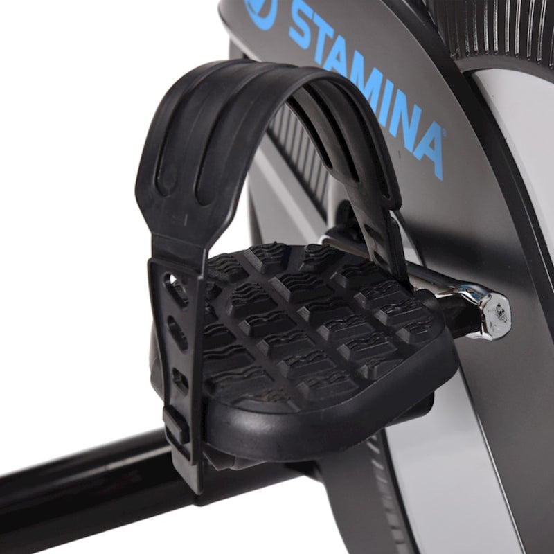 Stamina Recumbent Exercise Bike 346 | 8-Level Magnetic Resistance | Ergonomic Home Cardio with Pulse Monitor | Model 15-1346