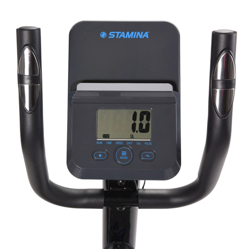 Stamina Recumbent Exercise Bike 346 | 8-Level Magnetic Resistance | Ergonomic Home Cardio with Pulse Monitor | Model 15-1346