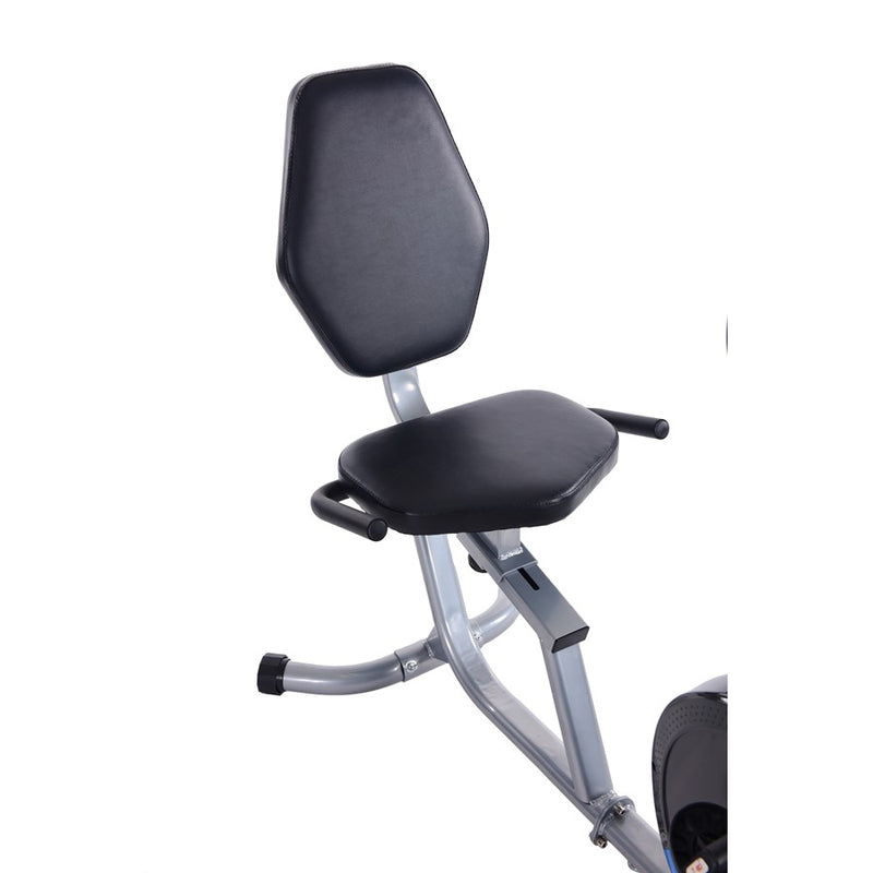 Stamina Recumbent Exercise Bike 348 | Magnetic Resistance, Step-Through Design | Home Cardio & Low-Impact Workout | 50 x 20.5 x 42 in | Model 15-1348