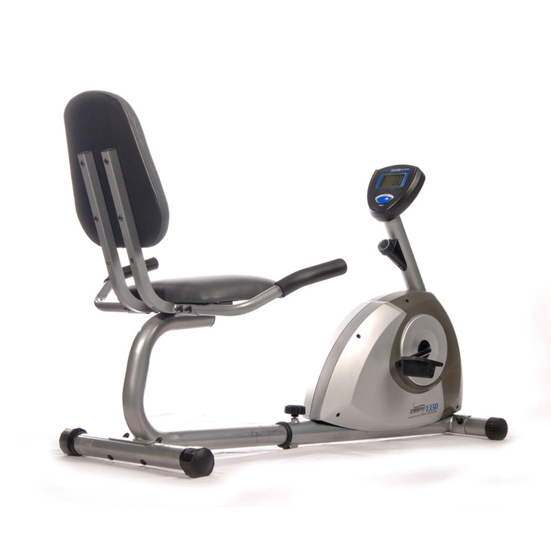 Stamina Magnetic Resistance Recumbent Bike 1350 | Adjustable Magnetic Resistance, Walk-Through Design | Home Cardio & Low-Impact | Model 15-1350