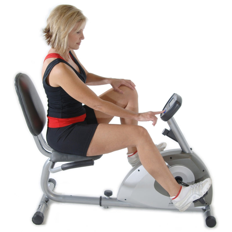 Stamina Magnetic Resistance Recumbent Bike 1350 | Adjustable Magnetic Resistance, Walk-Through Design | Home Cardio & Low-Impact | Model 15-1350