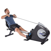 Stamina Conversion II Recumbent Bike/Rower | 2-in-1 Magnetic Resistance Fitness Machine | Full Body Home Workout for Living Room | Model 15-9011