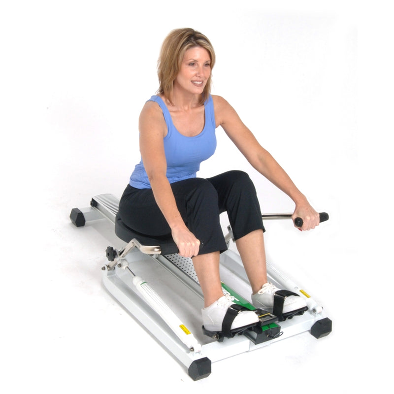 Stamina 1205 Precision Rower | Hydraulic Resistance with Adjustable Tension | Home Gym Cardio & Full-Body Workout | Model 35-1205