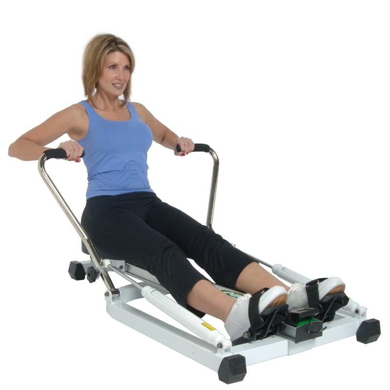 Stamina 1205 Precision Rower | Hydraulic Resistance with Adjustable Tension | Home Gym Cardio & Full-Body Workout | Model 35-1205