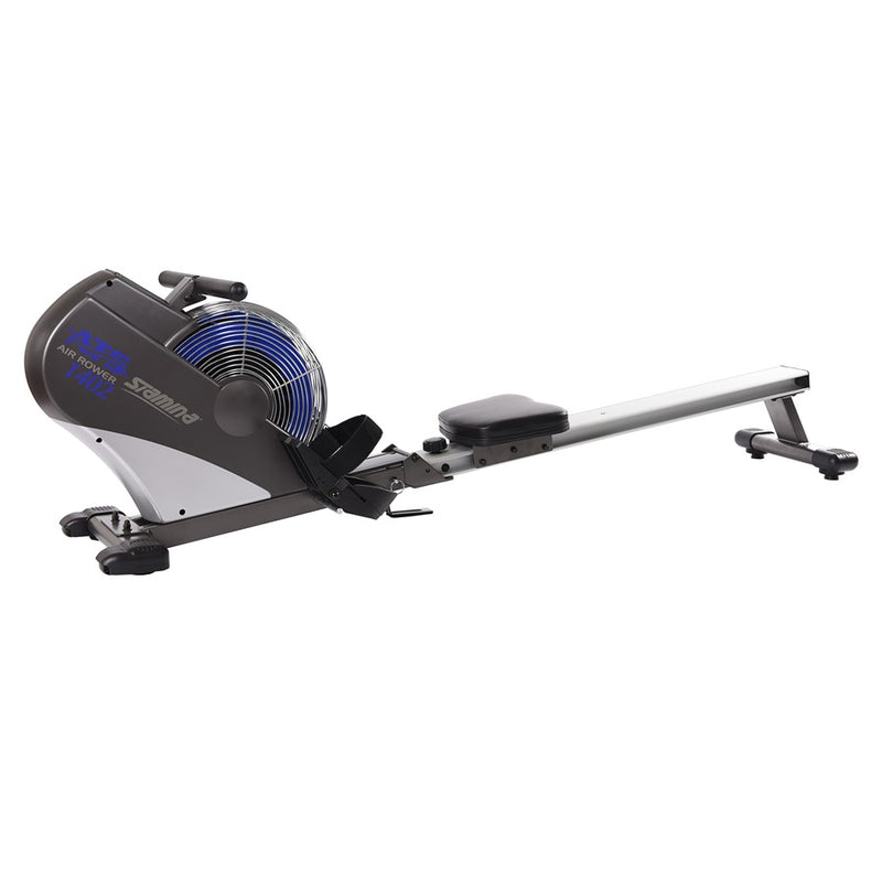Stamina ATS Air Rower 1402 | Wind Resistance, Aluminum Rail | Home Cardio & Strength Training | 73.5 x 18.25 x 22 in | Model 35-1402