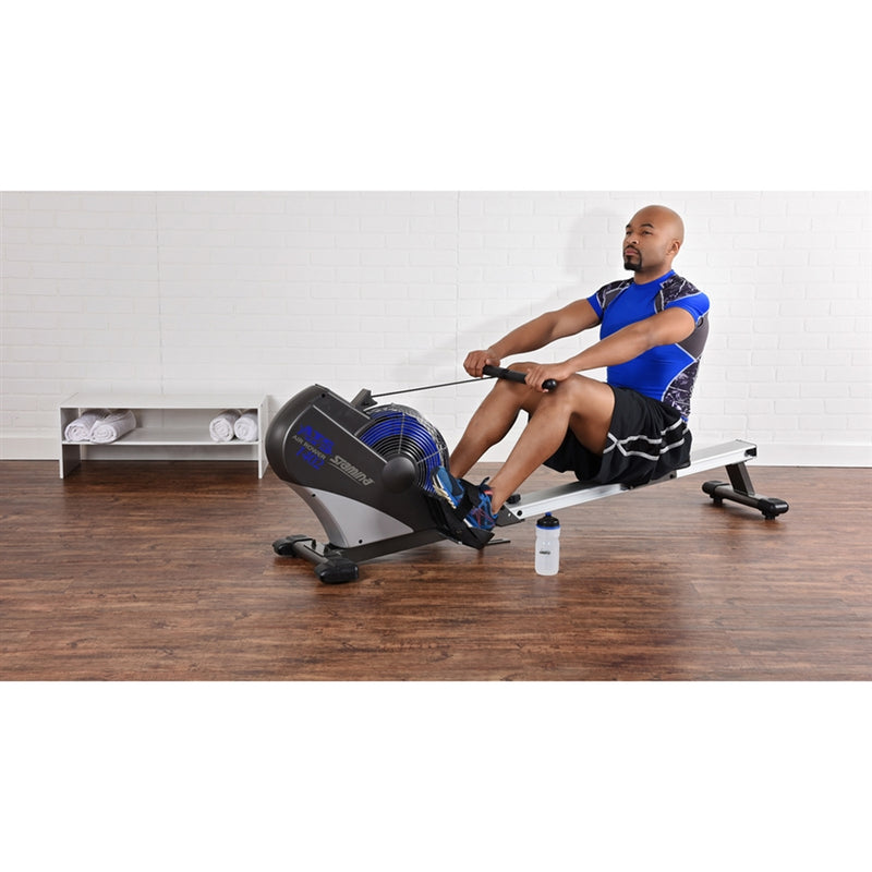Stamina ATS Air Rower 1402 | Wind Resistance, Aluminum Rail | Home Cardio & Strength Training | 73.5 x 18.25 x 22 in | Model 35-1402