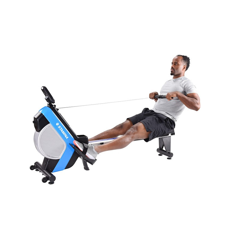 Stamina DT Pro Rowing Machine | Wind Resistance Rower for Home Cardio & Full Body Workout | 62 lbs | Model 35-1409