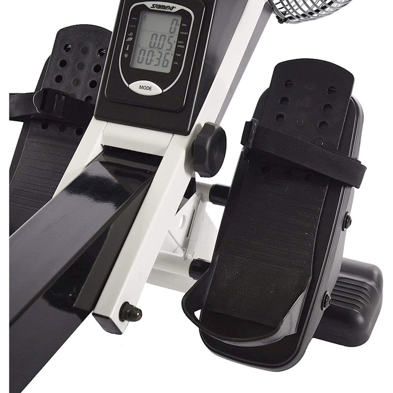 Stamina ATS Air Rower 1413 | Air Resistance Rowing Machine | Home Gym & Cardio Workouts | Model 35-1413