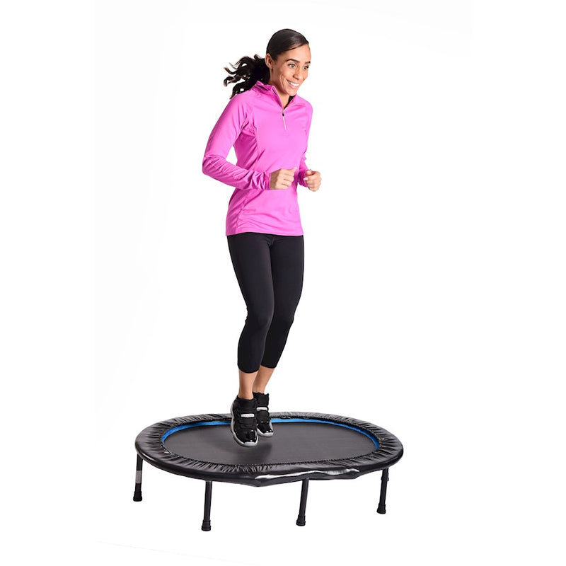 Stamina Oval Fitness Trampoline | Steel Frame | Home Cardio & Rebounding | Compact Design | Model 35-1691