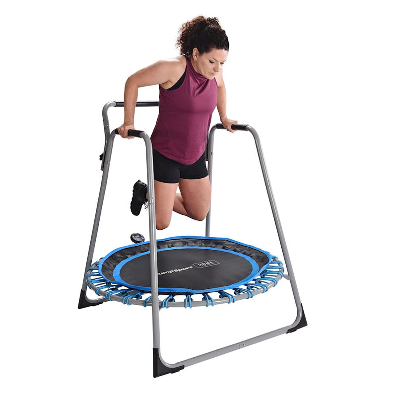 Stamina JumpSport 125 Home Fitness Trampoline | 44in Frame, 32 Resistance Cords | Cardio & Rehab Workouts | 250lb Capacity | Model 35-1825