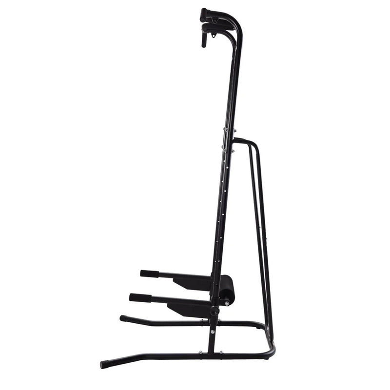 Stamina Power Tower 1698 | Black Steel Frame with Vinyl Upholstery | Home Gym Strength Training for Pull-Ups, Dips & Core | Model 50-1698