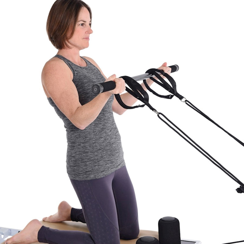 Stamina AeroPilates Advanced Kit | Box, Pole, Pull Up Bar & Magic Circle | Home Pilates & Strength Training | 16 x 11 x 11 in | Model 55-0128