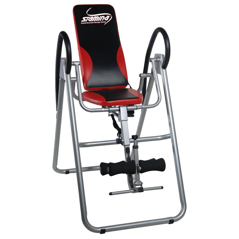 Stamina Seated Inversion Therapy System | Steel Frame Inversion Table for Back Pain Relief | Home Use | 50 x 27.5 x 54.5 in | Model 55-1541