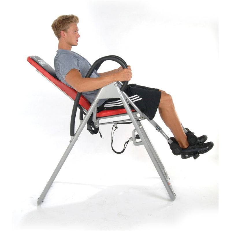 Stamina Seated Inversion Therapy System | Steel Frame Inversion Table for Back Pain Relief | Home Use | 50 x 27.5 x 54.5 in | Model 55-1541
