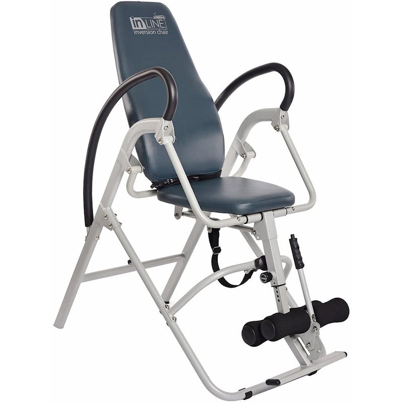Stamina InLine Inversion Chair | Heavy-Duty Steel Frame | Back Pain Relief & Spinal Decompression | 44.5 x 23 x 53 in | Model 55-1550