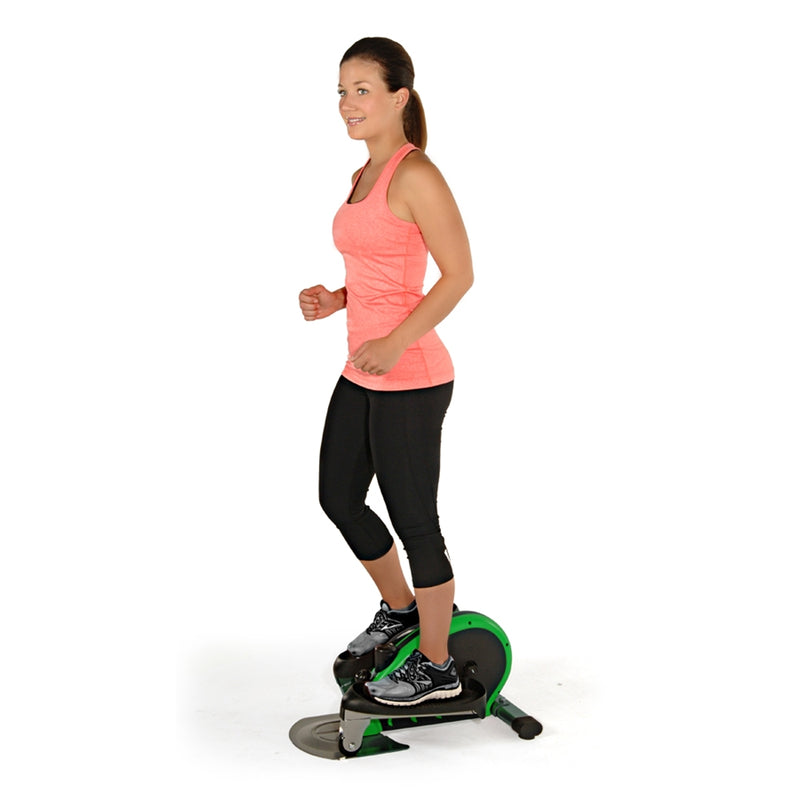 Stamina InMotion Elliptical | Compact Orange Steel Frame | Low-Impact Cardio for Home & Office | 24.5 x 17 x 11.38 in | Model 55-1603