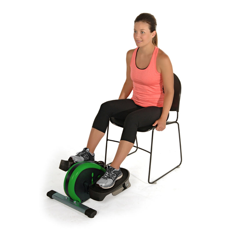 Stamina InMotion Elliptical | Compact Orange Steel Frame | Low-Impact Cardio for Home & Office | 24.5 x 17 x 11.38 in | Model 55-1603