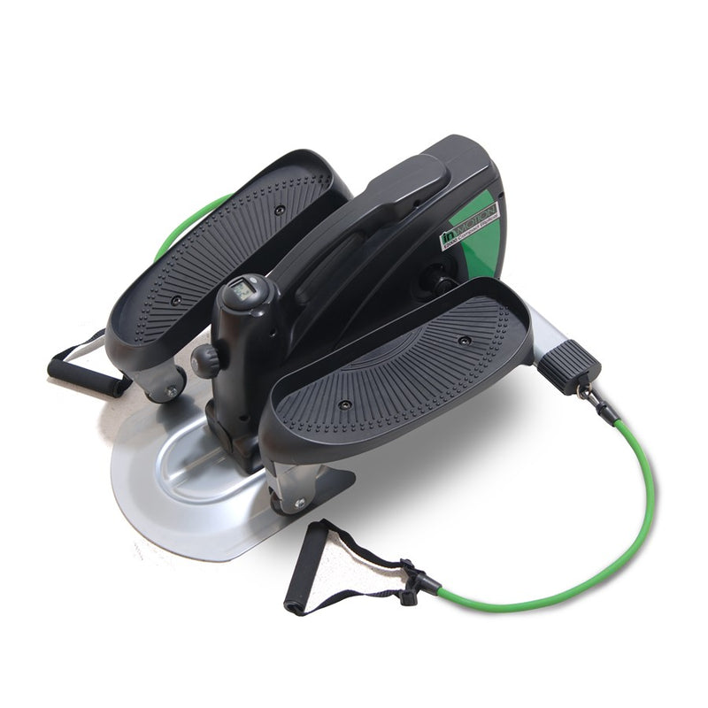Stamina InMotion Compact Elliptical with Resistance Tubes | Portable Seated/Standing Cardio for Home & Office | Adjustable Tension | Model 55-1621B
