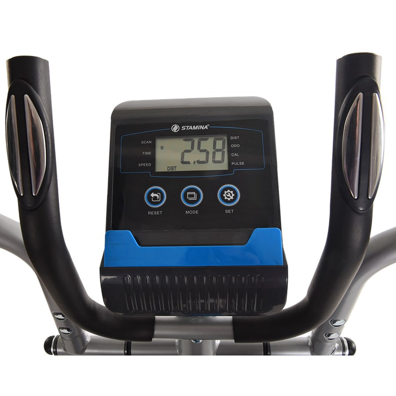 Stamina Elliptical Trainer 708 | 8-Level Magnetic Resistance Home Elliptical | Low-Impact Cardio for Home Gym | 46 x 24 x 62 in | Model 55-1708