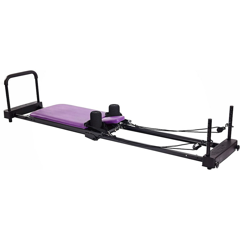 Stamina AeroPilates Reformer Plus 379A | 4-Cord Resistance & Cardio Rebounder | Home Pilates Machine | Model 55-4379A