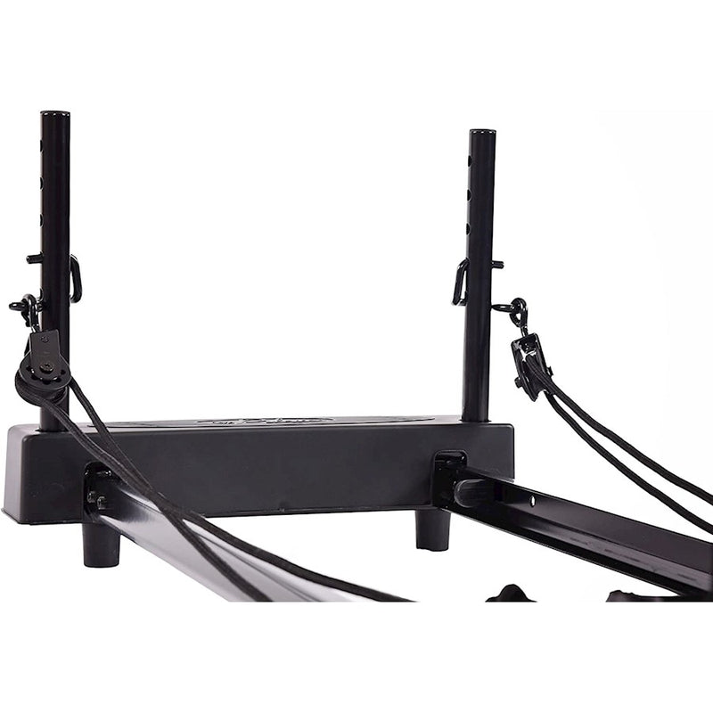 Stamina AeroPilates Reformer Plus 379A | 4-Cord Resistance & Cardio Rebounder | Home Pilates Machine | Model 55-4379A