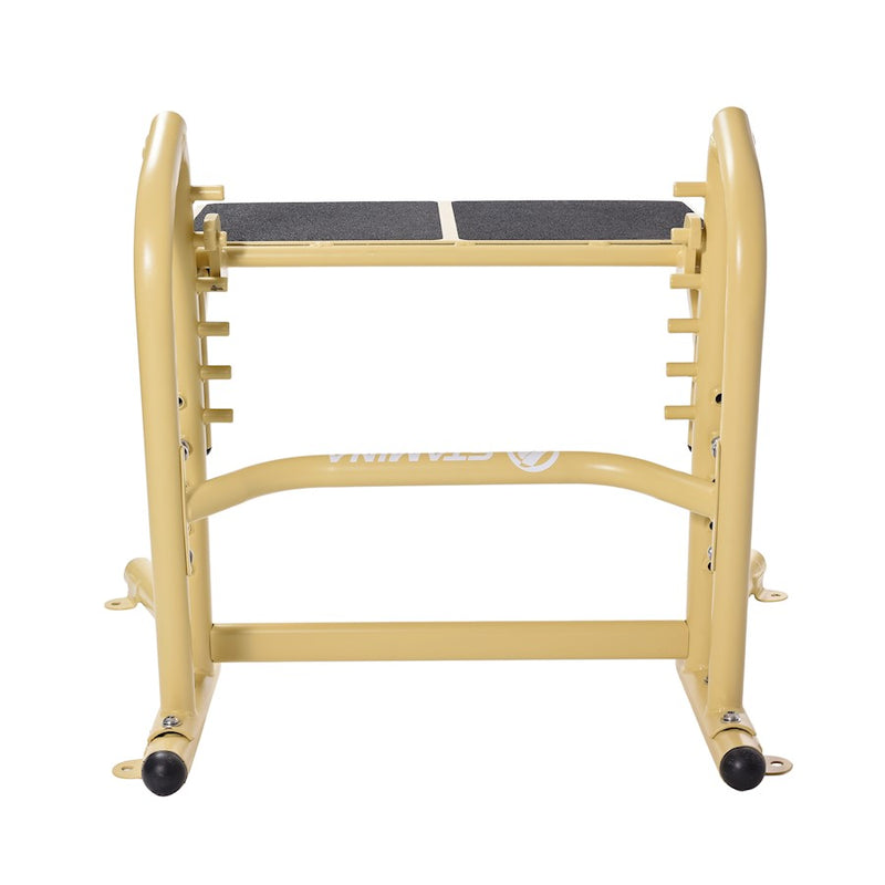 Stamina Outdoor Fitness Adjustable Plyo Box | 5-Height Plyometric Stand | Outdoor Gym & Backyard | 24 x 24 x 24 in | Model 65-1200