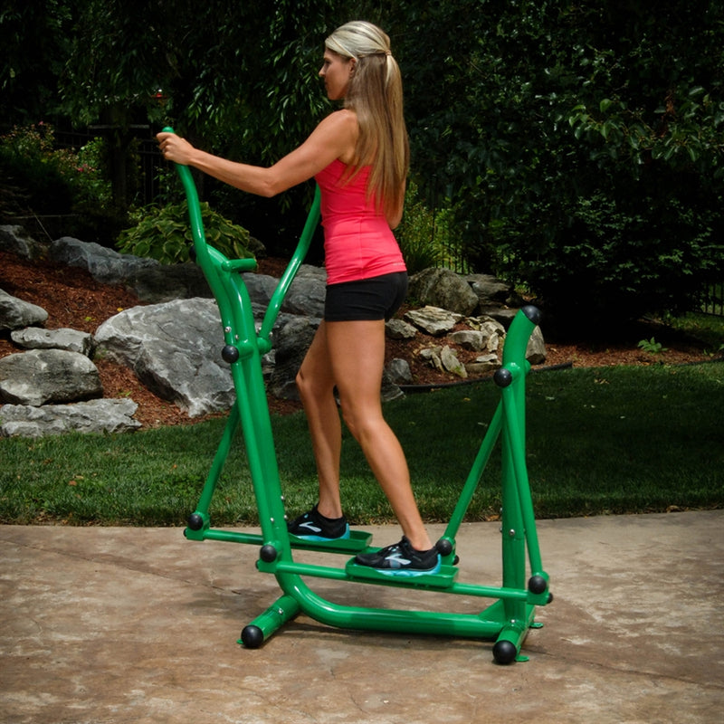 Stamina Outdoor Strider | Steel Frame with UV-Resistant Paint | Backyard & Patio Low-Impact Cardio | 49.625 x 24 x 68.875 in | Model 65-1770