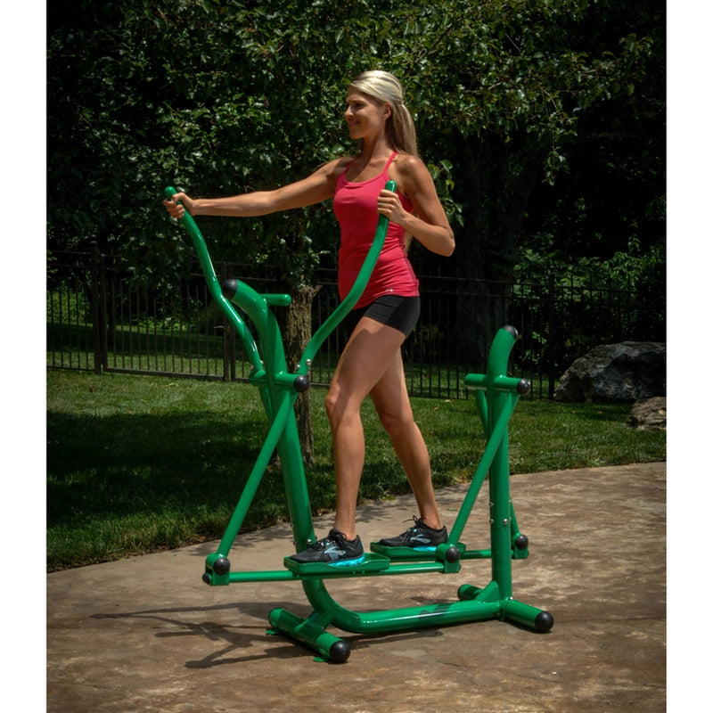 Stamina Outdoor Strider | Steel Frame with UV-Resistant Paint | Backyard & Patio Low-Impact Cardio | 49.625 x 24 x 68.875 in | Model 65-1770