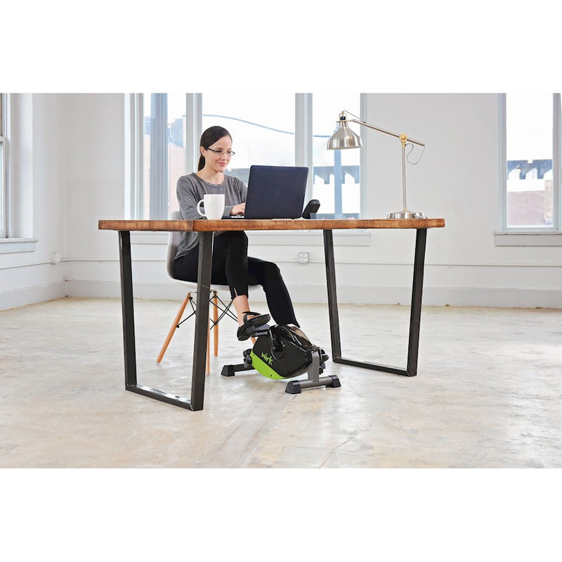 Stamina WIRK Under Desk Exercise Bike | Quiet Magnetic Resistance | Office & Home Desk Workout | 23.5 x 12 x 11 in | Model 85-1200