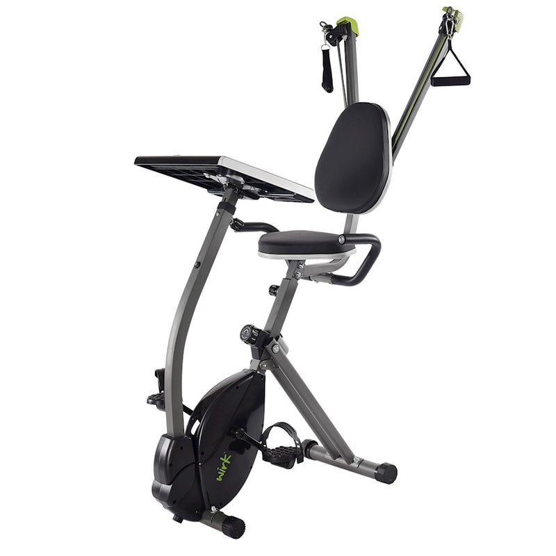 Stamina WIRK Ride W Strength System | Cycling & Strength Training Combo | Home Gym & Office Workout | 53.75 x 20.5 x 51.75 in | Model 85-2449