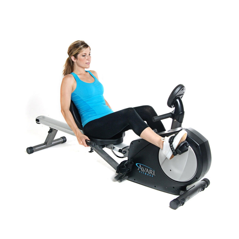Stamina Avari Free Motion Rower | Full Range Oar-Like Arms, Steel Frame | Home Cardio & Strength Training | 58.25 x 42.5 x 18.1 in | Model A150-335