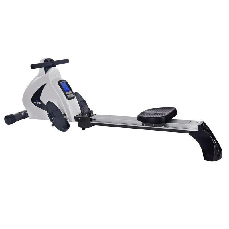 Stamina Avari Programmable Magnetic Rower | 12 Programs, Heart Rate Chest Strap | Home Cardio & Strength Training | 81 x 20 x 24.5 in | Model A350-701