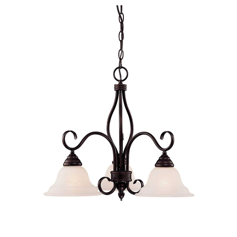 Savoy House Oxford 3 Light Chandelier, English Bronze