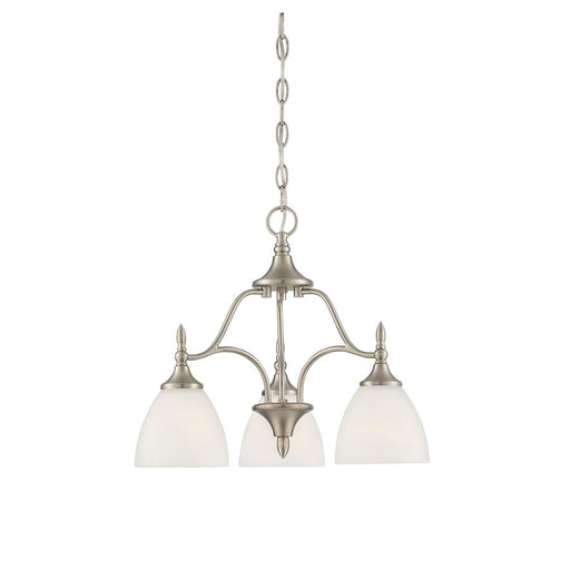 Savoy House Herndon 3-Light Chandelier, Satin Nickel - 1-1000-3-SN