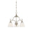 Savoy House Herndon 3-Light Chandelier, Satin Nickel