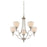 Savoy House Herndon 5-Light 26" Chandelier, Satin Nickel