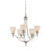 Savoy House Herndon 5-Light 26" Chandelier, Satin Nickel