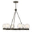 Savoy House Darien 6 Light Chandelier, Mediterranean Bronze/Ice - 1-1014-6-15