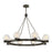 Savoy House Darien 8 Light Chandelier, Mediterranean Bronze/Ice