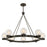 Savoy House Darien 8 Light Chandelier, Mediterranean Bronze/Ice