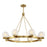 Savoy House Darien 8 Light Chandelier, Warm Brass/Ice