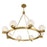 Savoy House Darien 8 Light Chandelier, Warm Brass/Ice