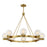 Savoy House Darien 8 Light Chandelier, Warm Brass/Ice