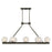 Savoy House Darien 8Lt Linear Chandelier, Mediterranean Bronze/Ice