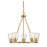 Savoy House Calhoun 5-Light Chandelier, Warm Brass - 1-1021-5-322