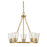 Savoy House Calhoun 5-Light Chandelier, Warm Brass